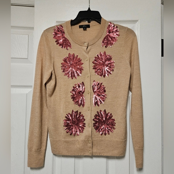J. Crew Sweaters - J Crew Sequin Cardigan Like New Worn Once Medium